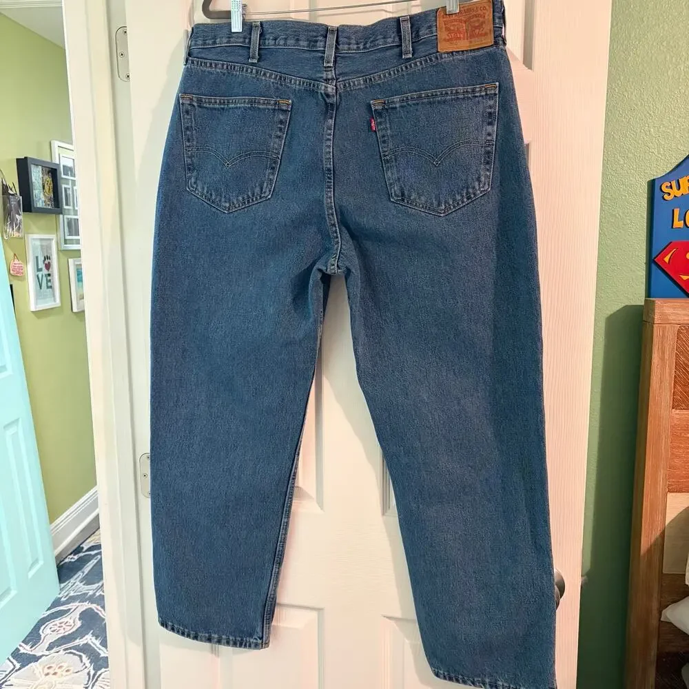 Levi's 550 Relaxed Fit Jeans Men's W40 L30 Medium Wash Denim